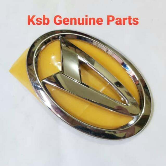 Emblem Logo Depan Daihatsu Ayla Chrome Pengganti Logo Segitiga Original