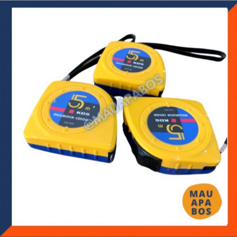 Meteran KDS 5 meter megalock