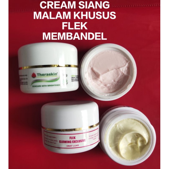 krem Flek tebal / khusus flek tebal, flek membandel / Cream siang malam flek glowing exclusive