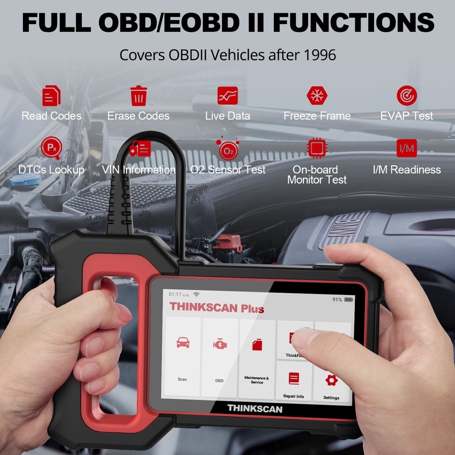 Thinkcar Thinkscan Plus S7 Obd2 Scanner Car Scanner Odb2 Car Diagnostic Tool