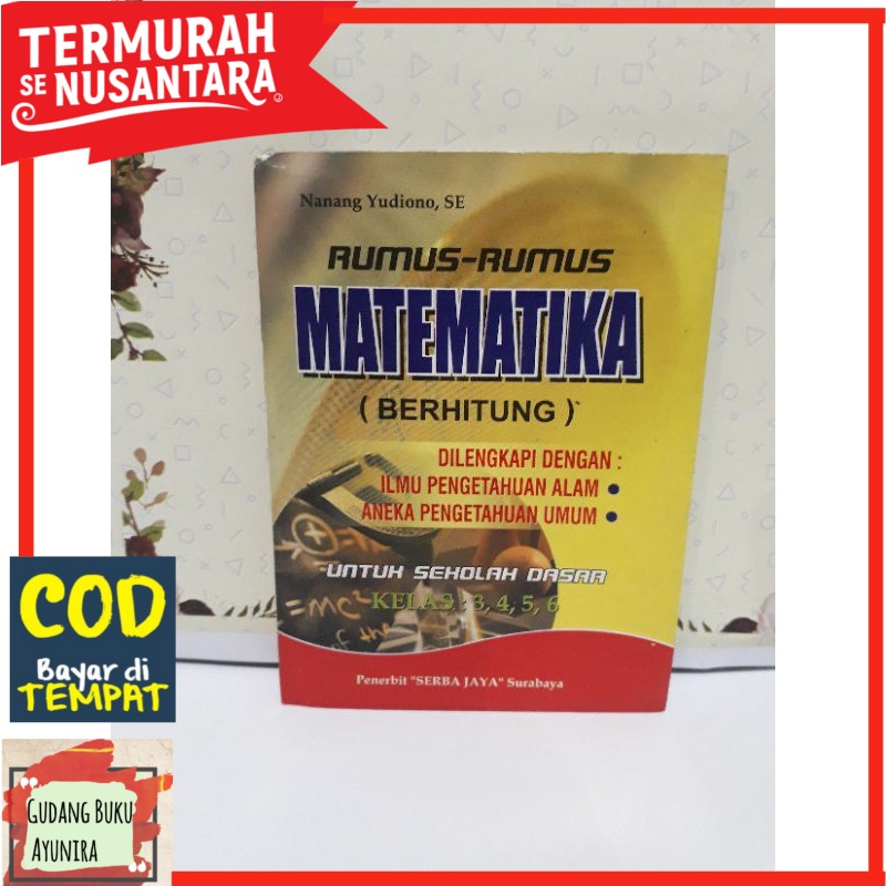 rumus-rumus matematika untuk SD kelas 3 4 5 6