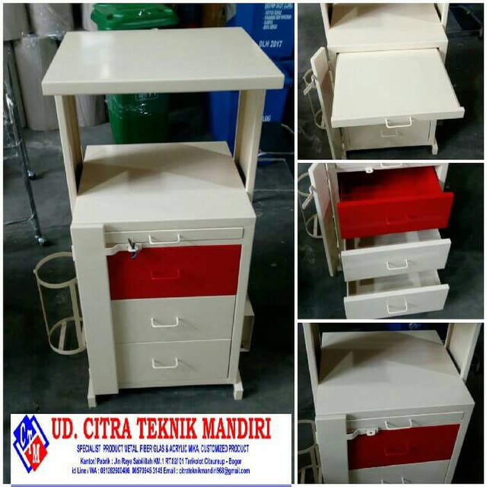 TERLARIS  TROLLEY EMERGENCY MEDIS / PERBEKALAN ALKES