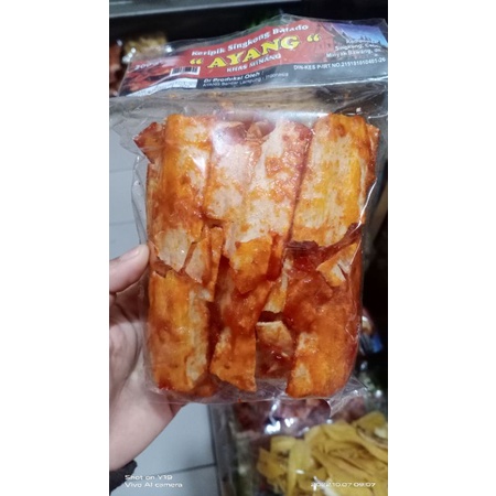 

Keripik singkong sanjay balado pedas manis