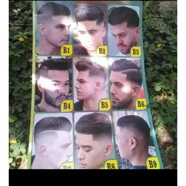 Poster Gaya Rambut Barber Shop