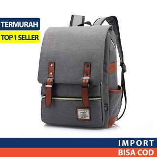 Tas Punggung/ Ransel / Backpack IMPORT Pria Wanita Model Korea Untuk