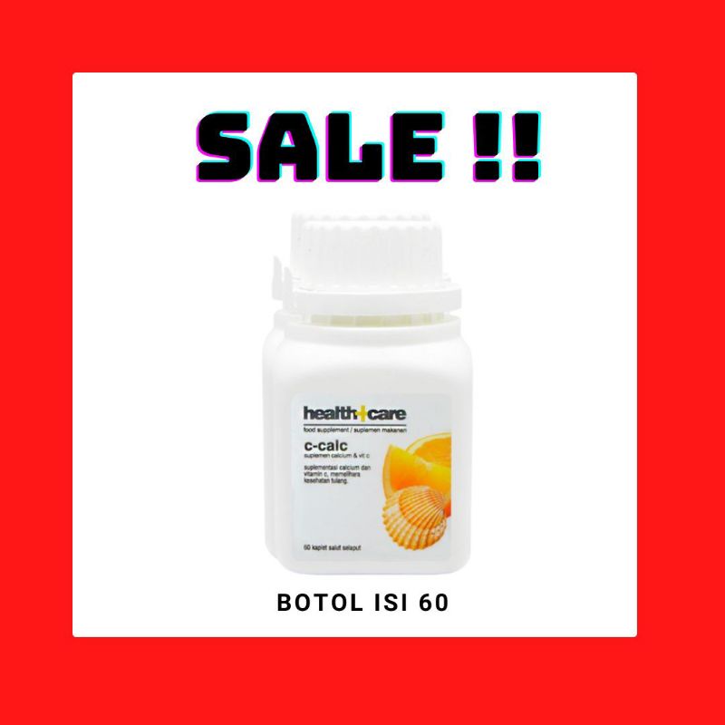 HEALTH CARE C-CALC-SUPLEMEN CALCIUM+VIT C ISI 60 KAPSUL