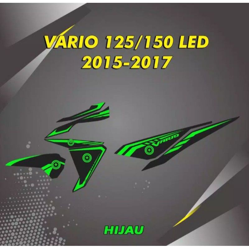 Striping Variasi Motor  VARIO 150 / 125 LED 2015 - 2017 Stiker Skotlet Berkualitas