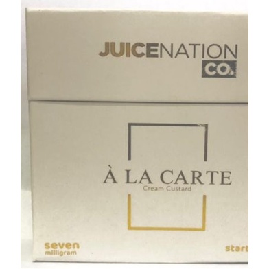 JUICENATION JNC ALACARTE ALA CARTE CREAM CUSTARD PUTIH 4MG 7MG 15ML