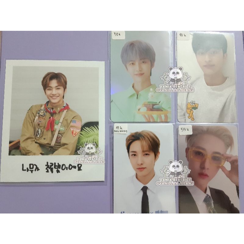 PC Photocard Polaroid Pola NCT DREAM Sumkit Jaemin Pramuka Bene Aladin SG21 Holo Mark Cafe Renjun So