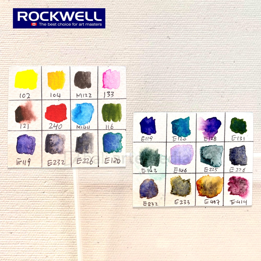 Rockwell Cutey Watercolour 12 Colors in Plastic Box