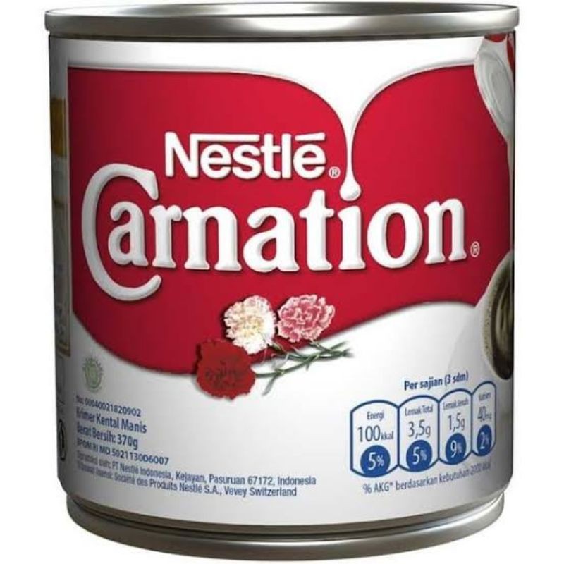 

Nestle Carnation SKM Krimer Susu Kental Manis Kaleng 370gr