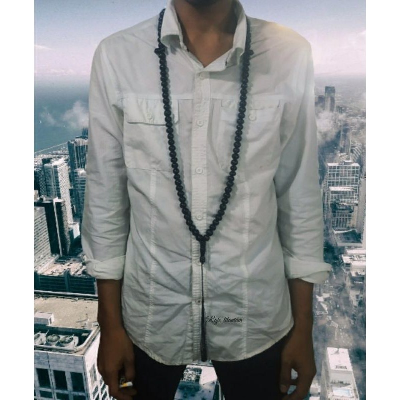 KALUNG TASBIH KAYU UKURAN BESAR /JUMBO KEREN  BERKUALITAS MODEL TEBARU