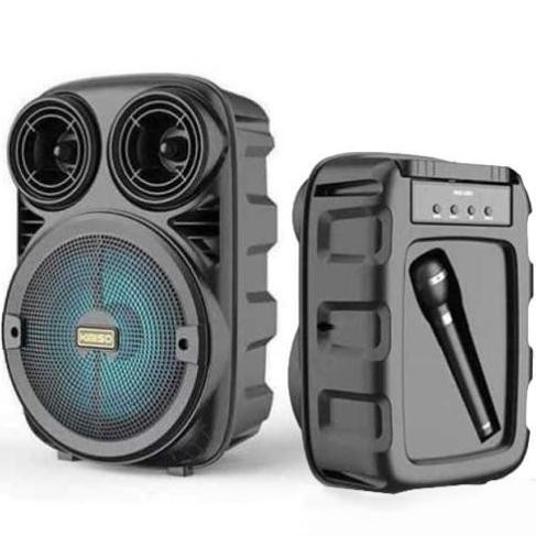 Speaker Bluetooth Karaoke Kimiso 3381 6.5inch plus mic karaoke-KIMISO 3381