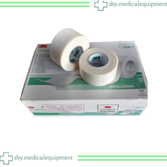 

3M Durapore Medical Tape 1538-1 Ukuran 1 In X 10 Yd
