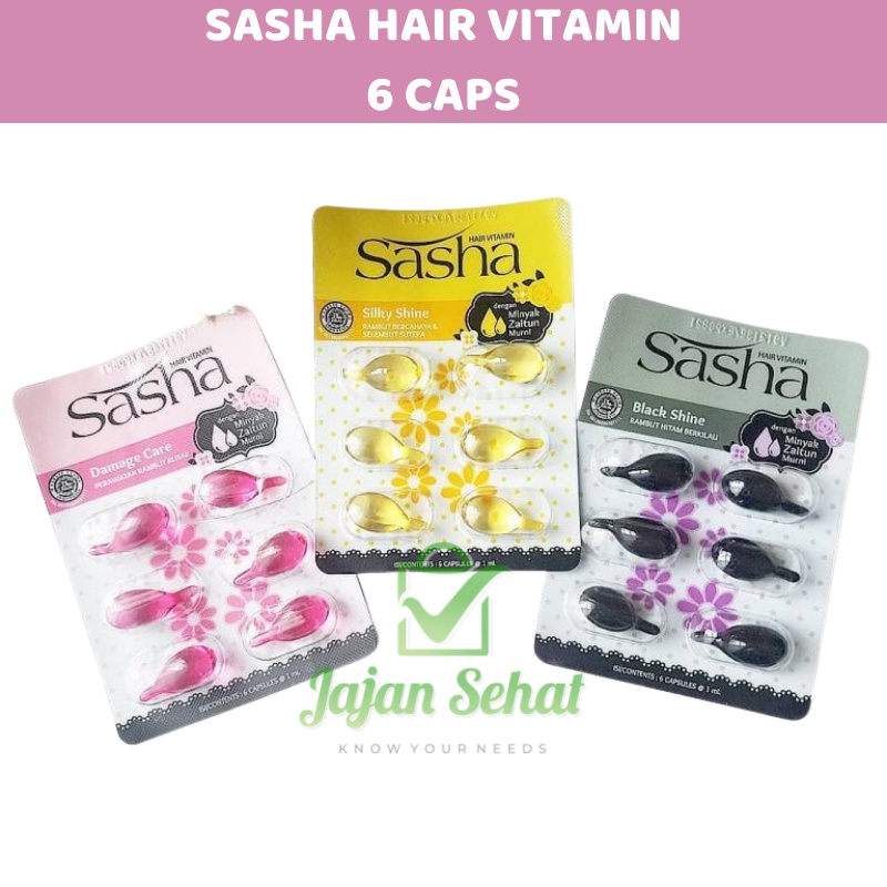 Sasha Hair Vitamin Blister ( 6 Caps )