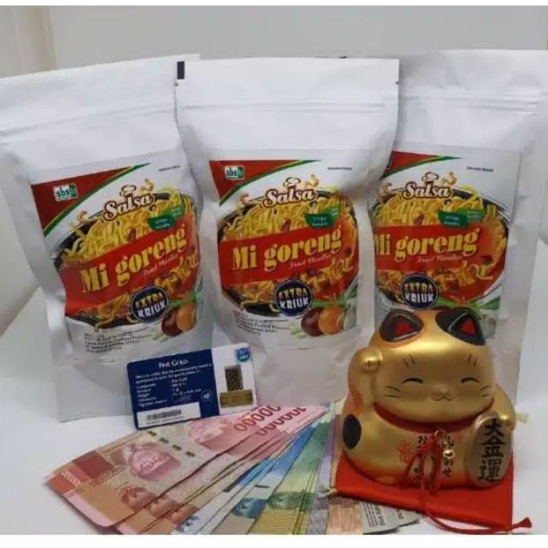 Mie Goreng Salsa Berhadiah emas dan uang tunai - Snack millenial - Snack berhadiah