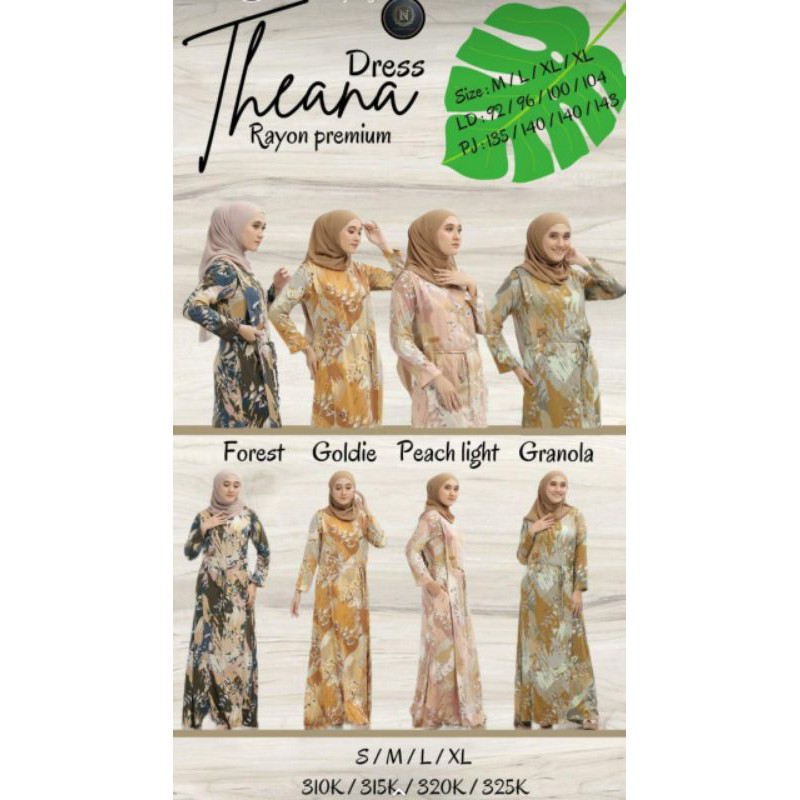 Theana By Nadheera Luxury, free Hijab