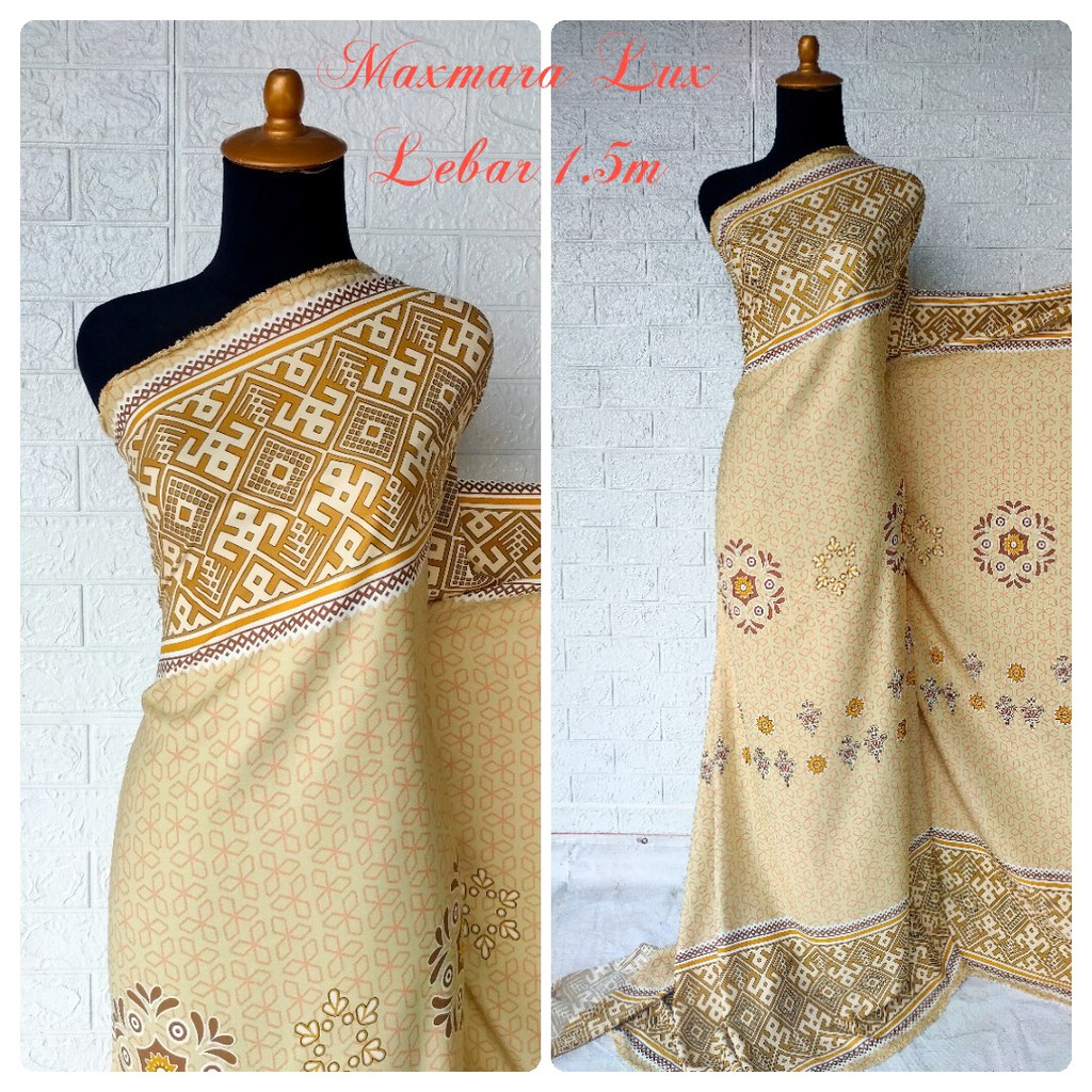 Kain Maxmara Lux motif Andien harga per 0.5m