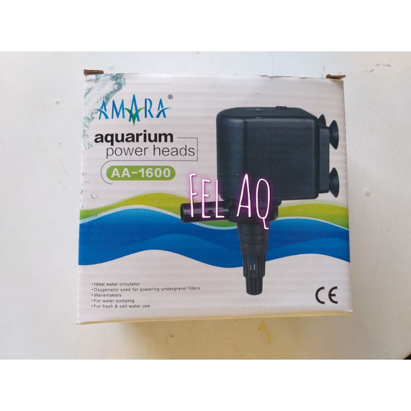 Amara Power Head AA 1600 Pompa Filter Celup Air Aquarium Aquascape
