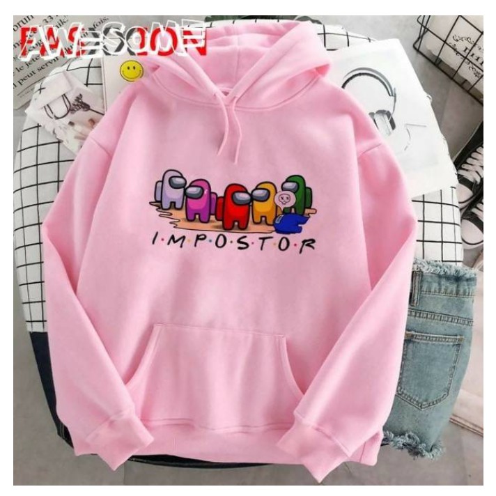 HOODIE UNISEX IMPOSTOR FLEECE TEBAL TERBARU,