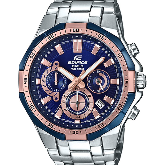 Jam Tangan Pria Analog Chrono Casio Edifice Original EFR-554D-2A
