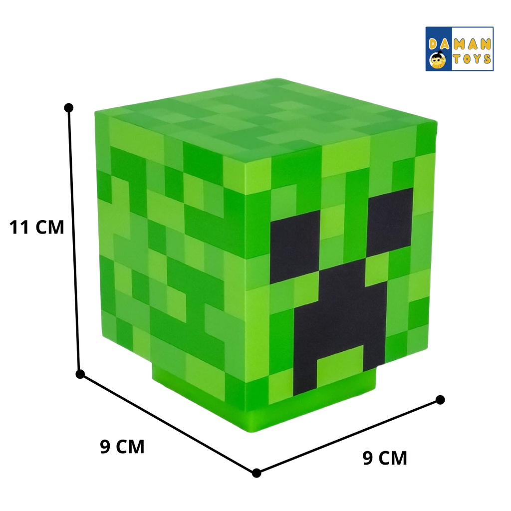 Figure Minecraft Creeper Sway Light Potion Bottle Light Lampu Tidur Karakter Lucu kado ulang Tahun Anak