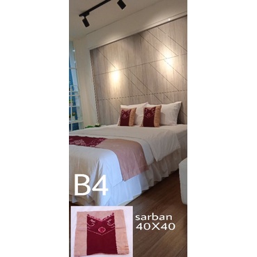 Bed runner sasirangan