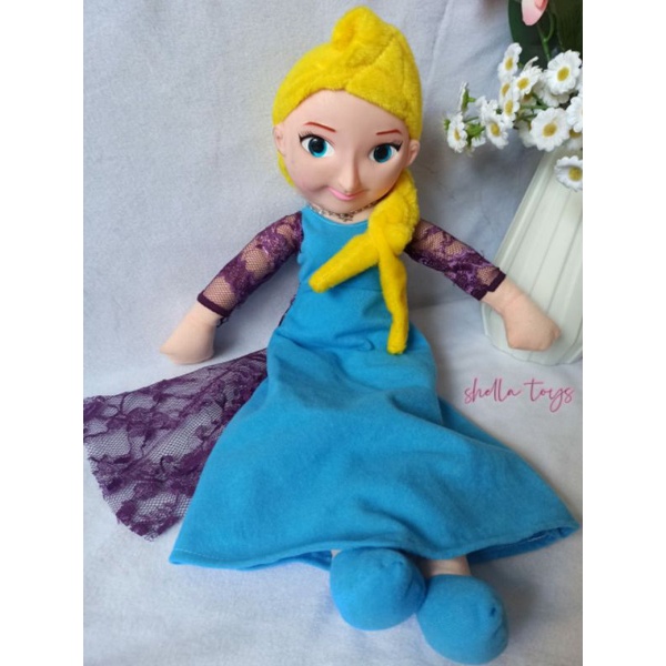 BONEKA ELSA FROZEN MUKA KARET boneka anak perempuan