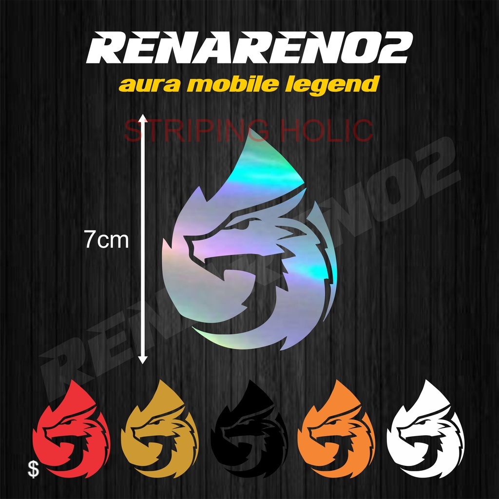 STIKER CUTTING AURA MOBILE LEGEND