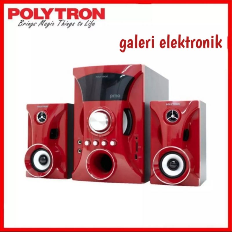 Speaker Polytron PMA 9505,9525 karaoke,mic,bluetooth,usb,sdcard,aux,remote