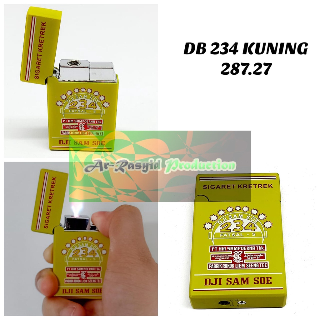 Korek Api Bara Dupont Motif Dji Sam Soe 234 Kuning 287-27