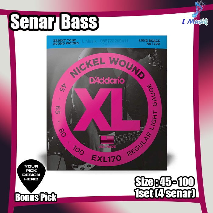 SENAR BASS D ADDARIO 4 SENAR