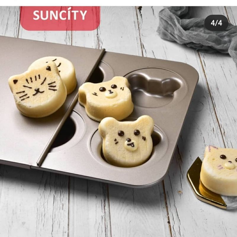 Loyang Suncity Cake Pan With Cover / Loyang Marmer Karakter / Loyang Suncity Import / Loyang Bolu