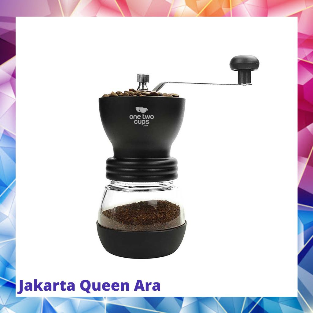 One Two Cups Alat Penggiling Kopi Manual Coffee Grinder - CF414