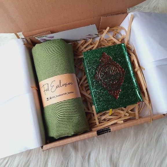 hampers islami jilbab giftbox hadiah kado