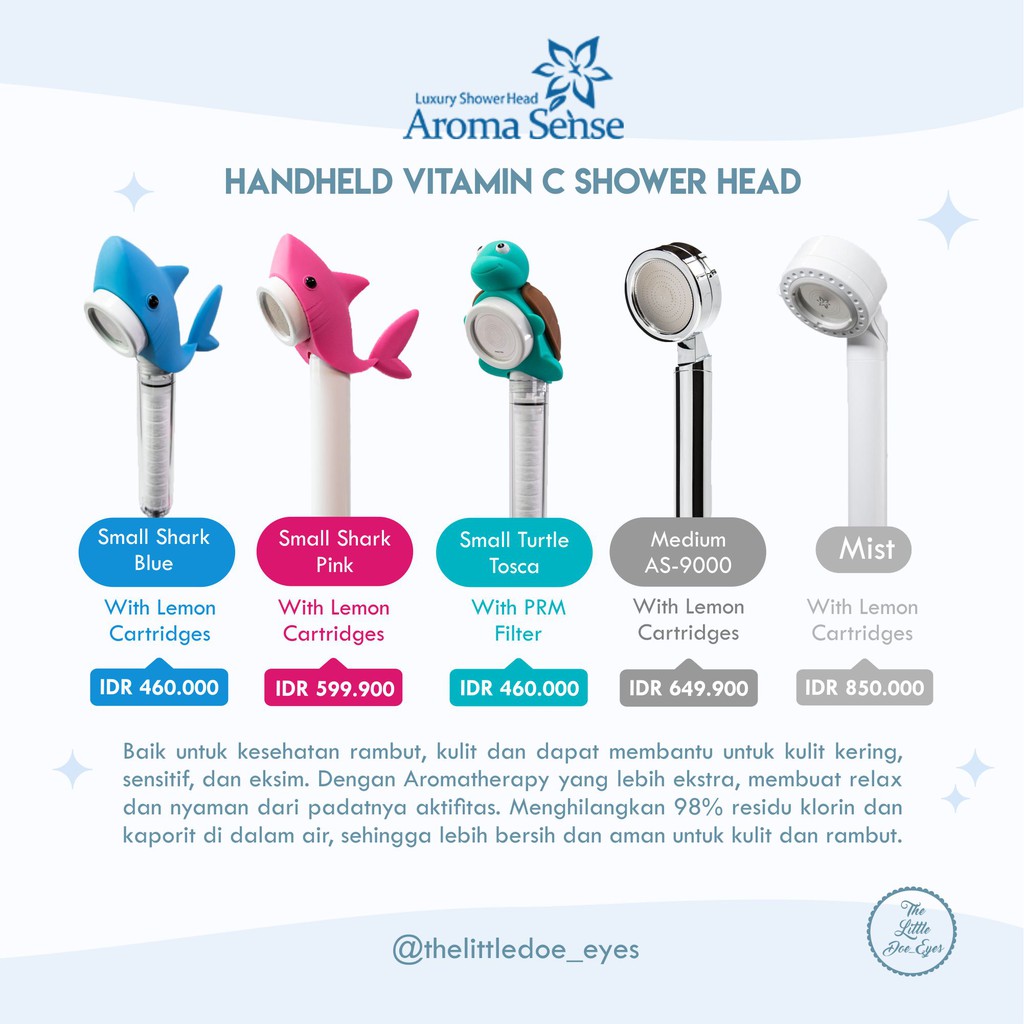 [READY] Aroma sense Handheld Vitamin C Shower Head