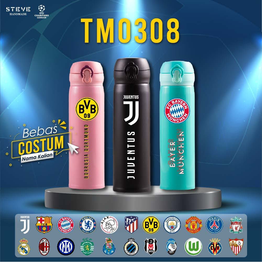 Botol minum Design Champion League Edition tumbler