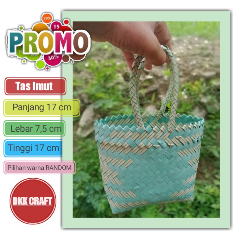 Tas anyaman mini, Tas bingkisan murah, Tas anyaman lurik kecil, Tas hampers, Tas hajatan murah, Tas 