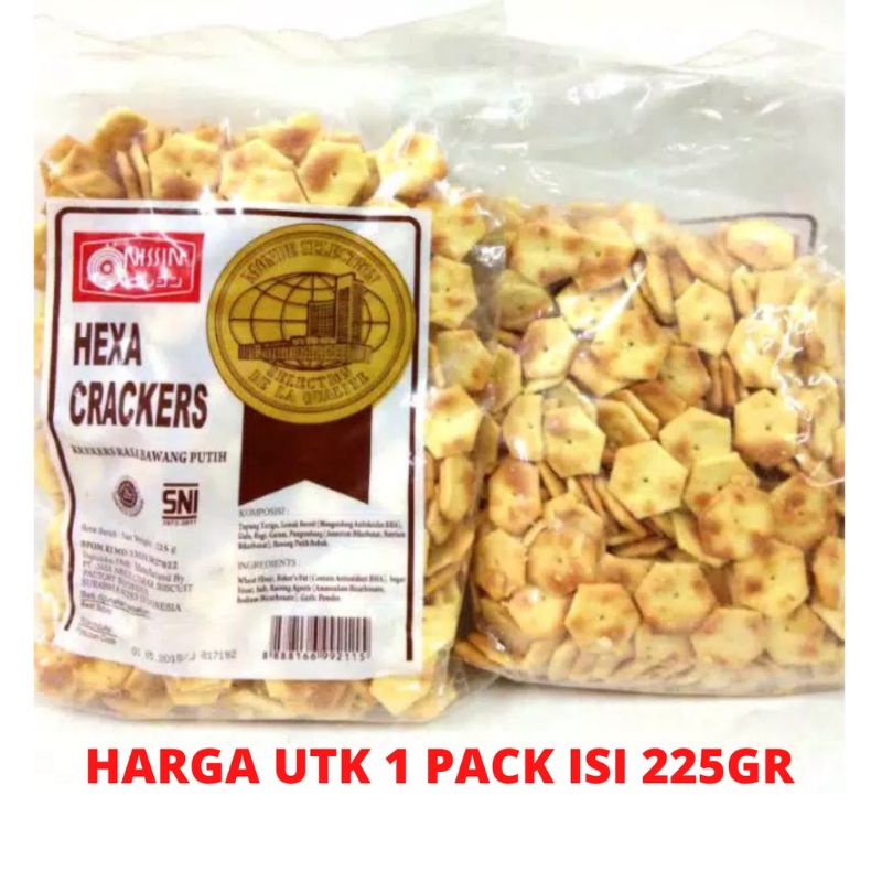 

NISSIN HEXA CRACKRES 225gr heksa