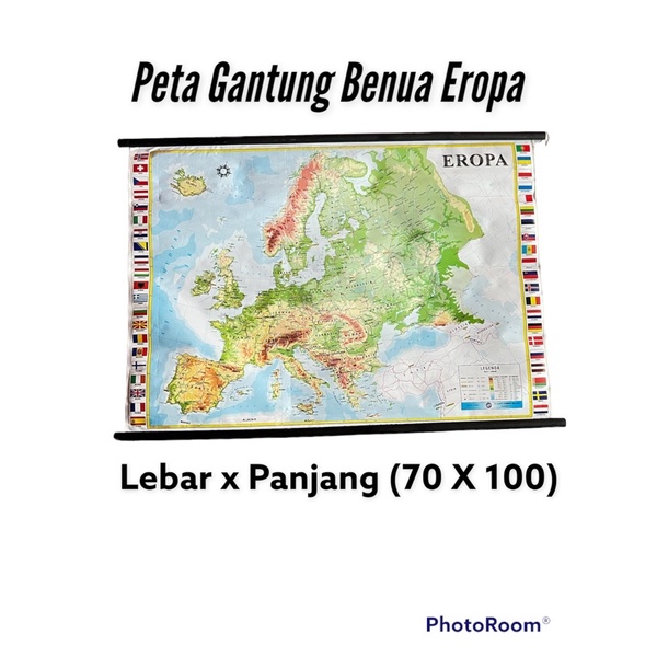 

Peta Gantung Benua Eropa Ukuran 70x100 Cm