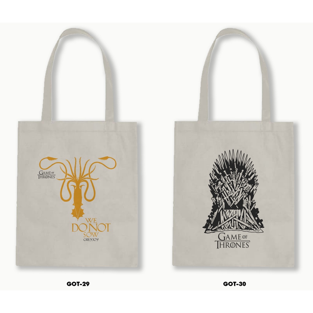 TOTE BAG BLACU- GAME OF THRONES 02