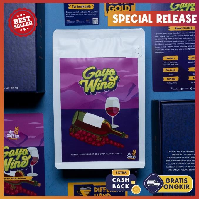 

Kopi Arabika GAYO WINE | biji Kopi Aceh single origin arabica SPECIAL