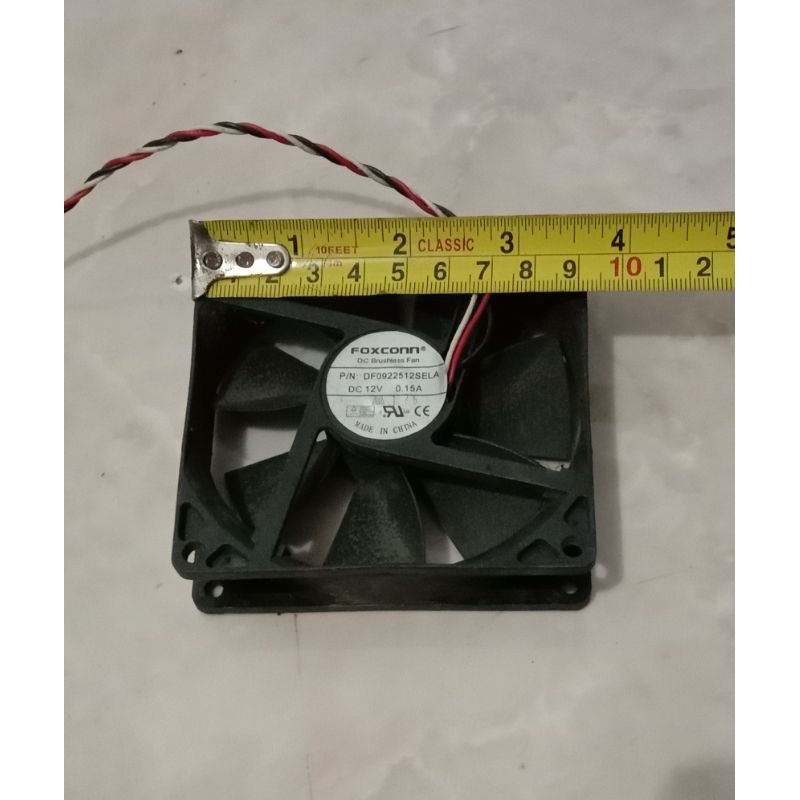 Fan/Kipas 12V Dc Campur Dimensi 9 x 9Cm