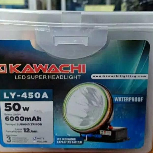 senter kepala kawachi ly.450 cahaya putih super terang