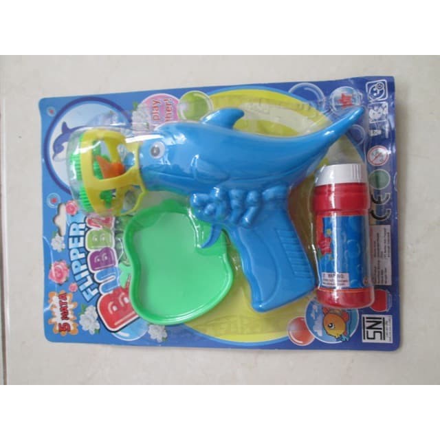 Bubble Gun 5 Mata Pistol Gelembung Sabun