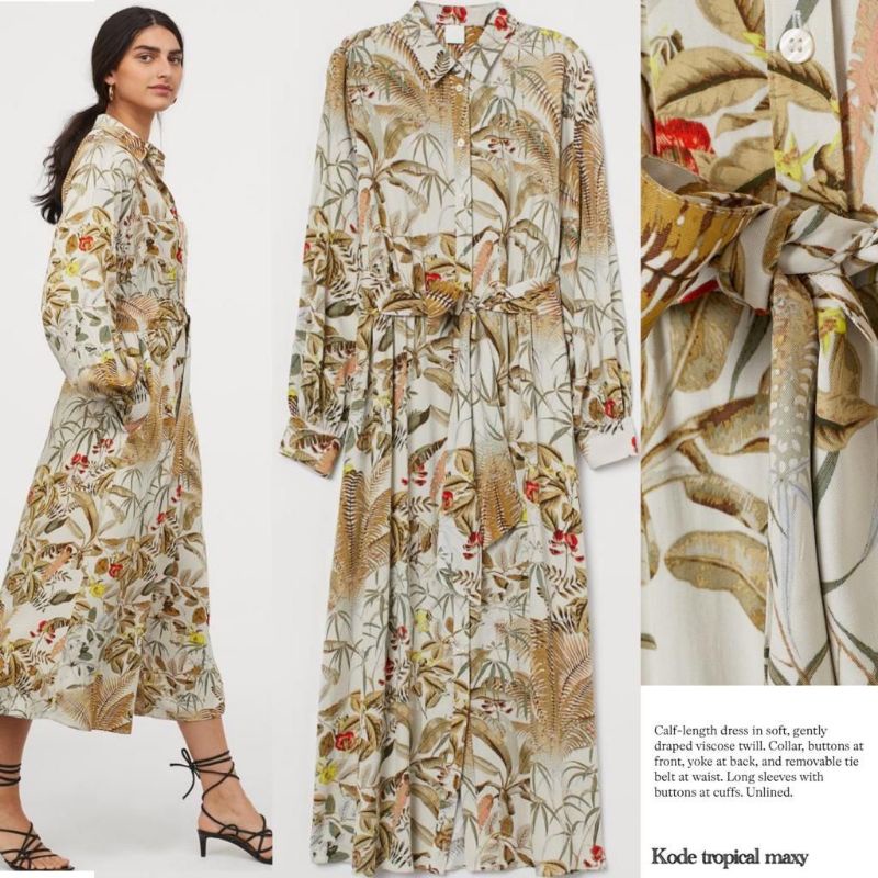 HM LONG SLEEVES MAXI DRESS