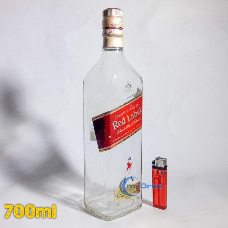 Botol Kosong Pajangan Minuman Johnnie Walker Red Label No box