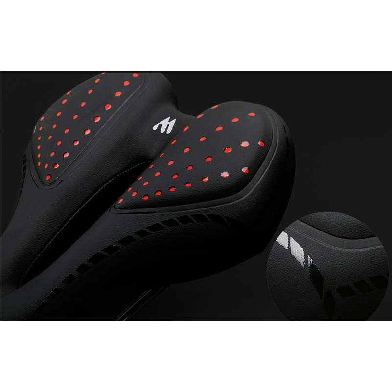 Jok Sepeda Empuk West Biking Sadel Breathable Silicone Gel Cushion PU Leather Anti Gerah Portable