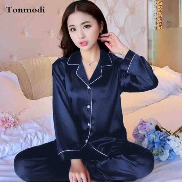 Baju Tidur Satin Polos