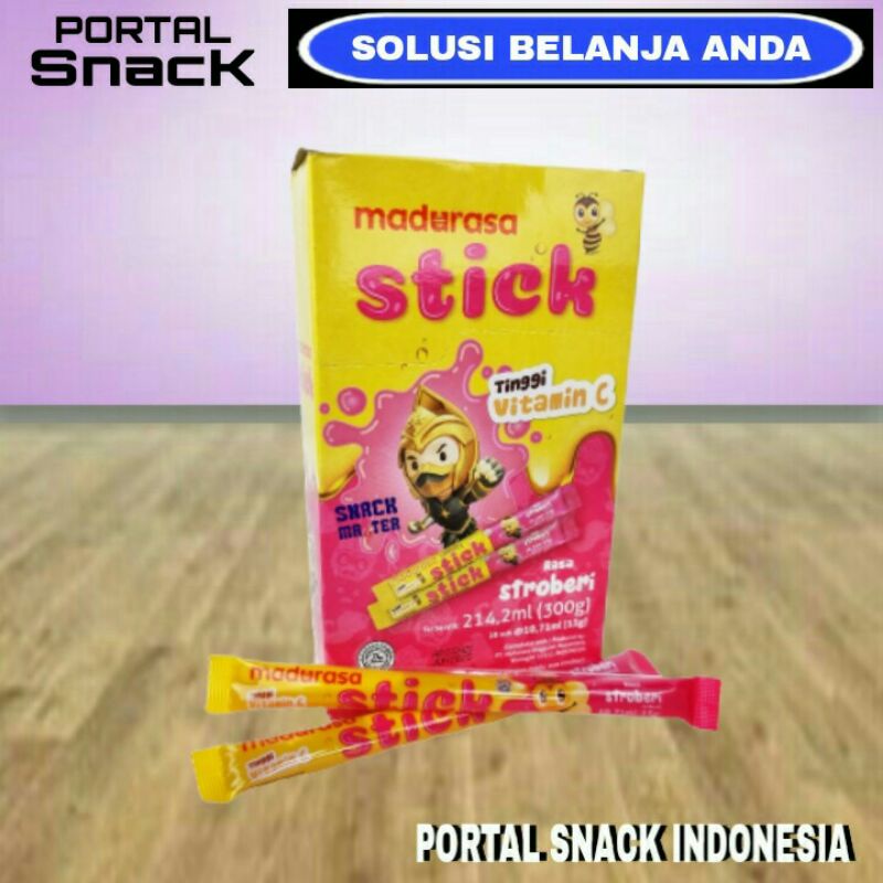 

MADURASA STICK strawberry 1 pack isi 20 x 15gr